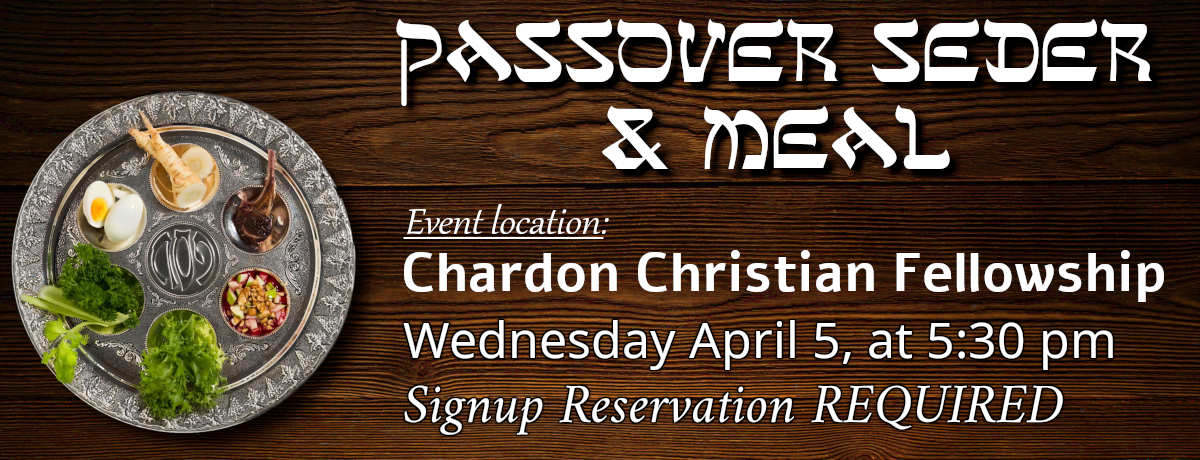 Passover Seder &amp; Meal 2023